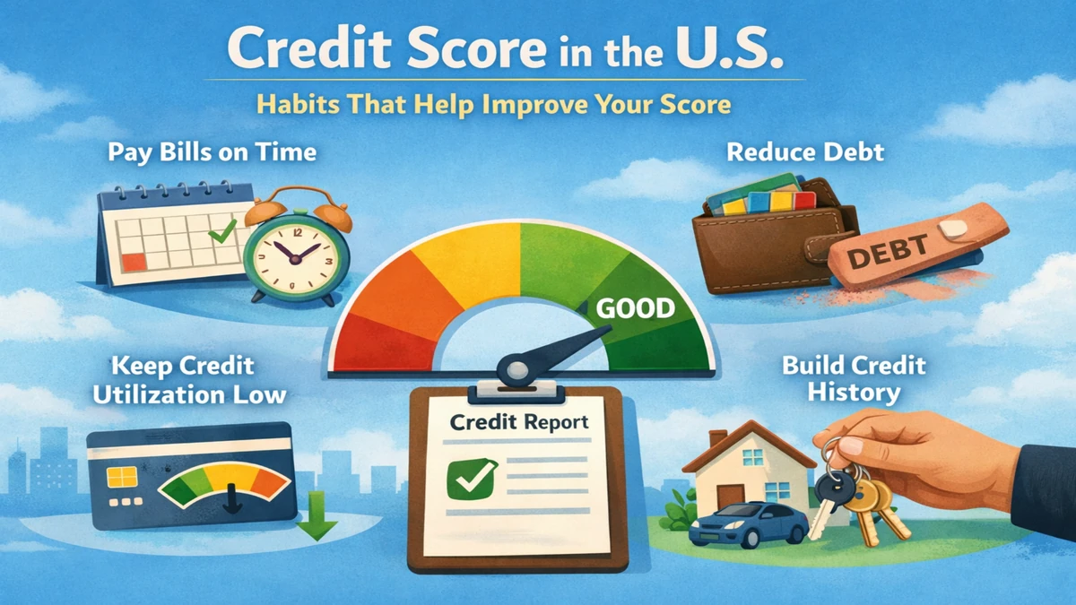 Credit score in the U.S.: habits that help improve your score - The ...